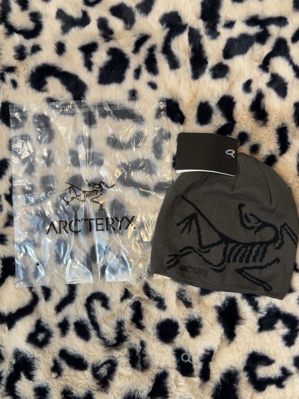 Arc'teryx Dark Gray Logo Knit Beanie